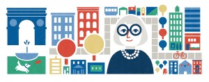 Google dedicó su doodle a ella en algunos formatos y países. 