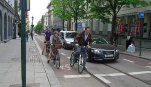 Imagen: Informe “Estándar para facilitar la bicicleta en Oslo”.